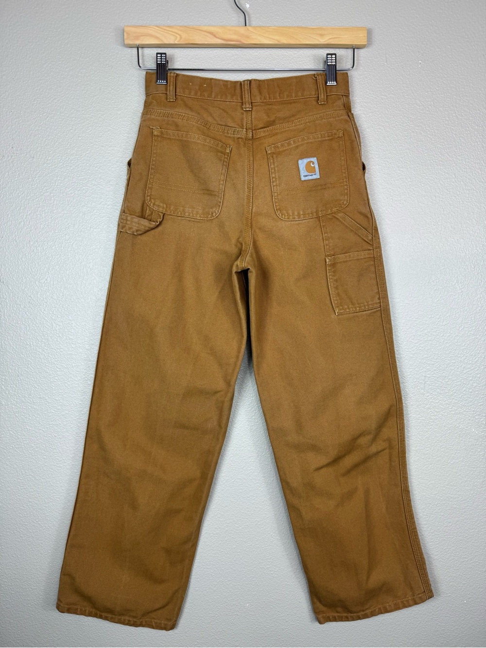 Carharrt youth brown baggy workwear pants 14 yrs G